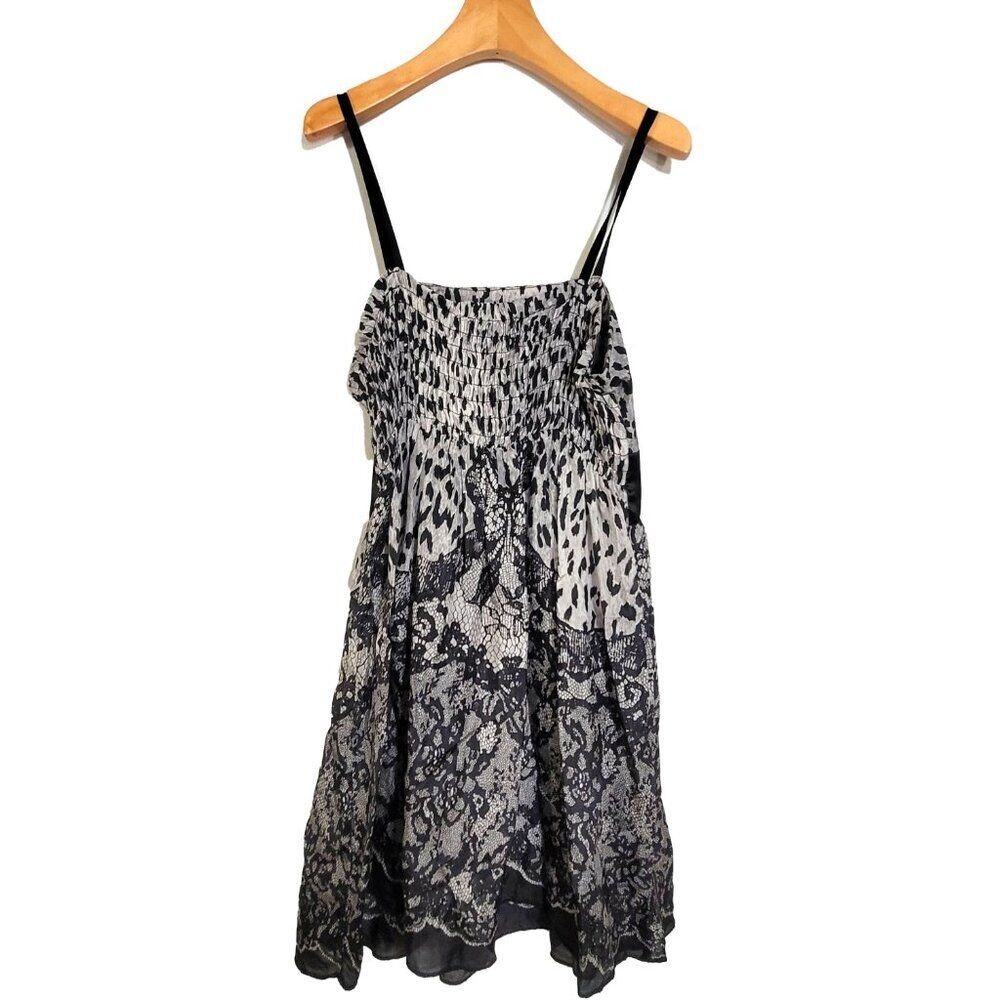 Women's 100% Silk Size XS Sleeveless Spaghetti Strap Slip Dress SBK156